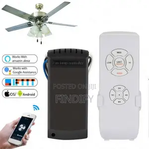 Wifi Smart Ceiling Fan Remote Control Compatible