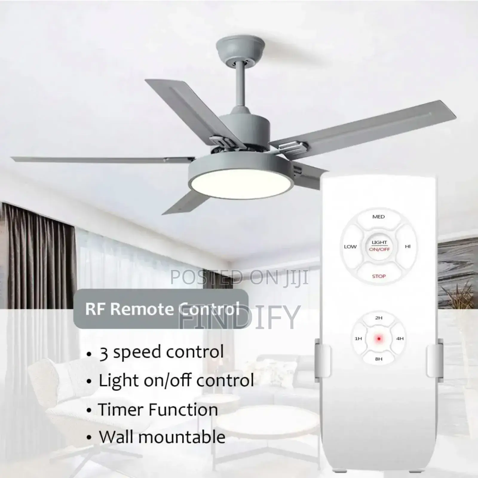 Wifi Smart Ceiling Fan Remote Control Compatible