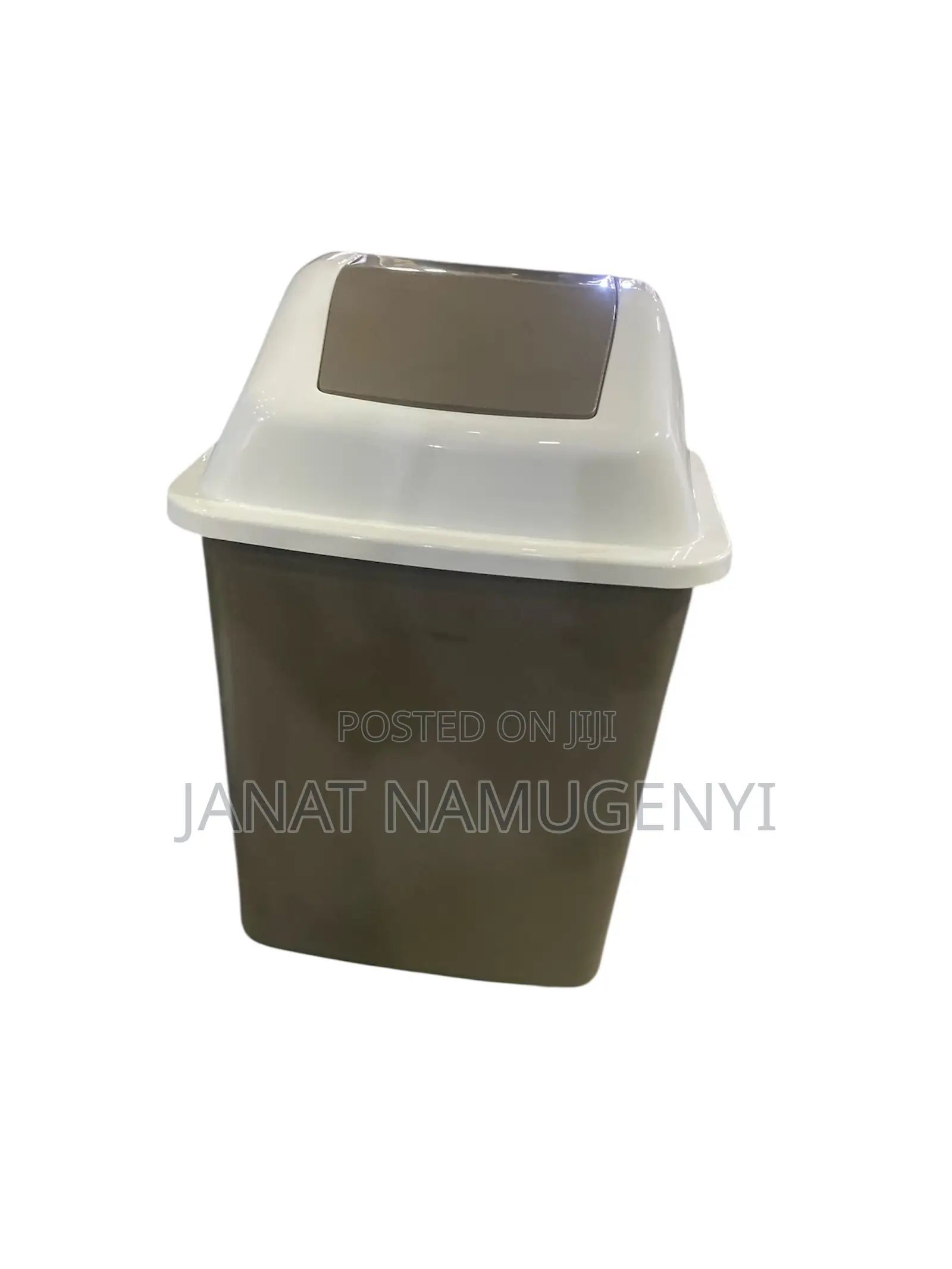 Trash Can/ Dustbin With Swing Lid