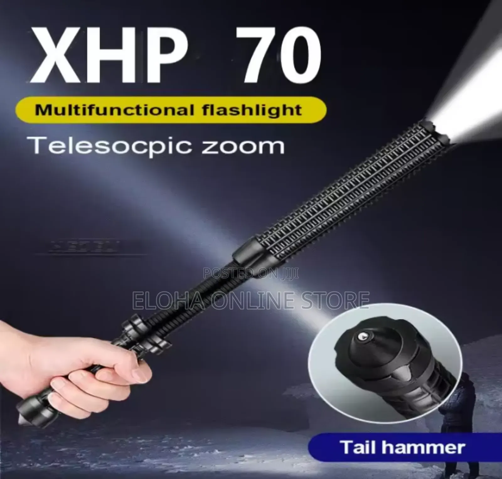 Most Powerful Telescopic Zoom Bat Flash Light