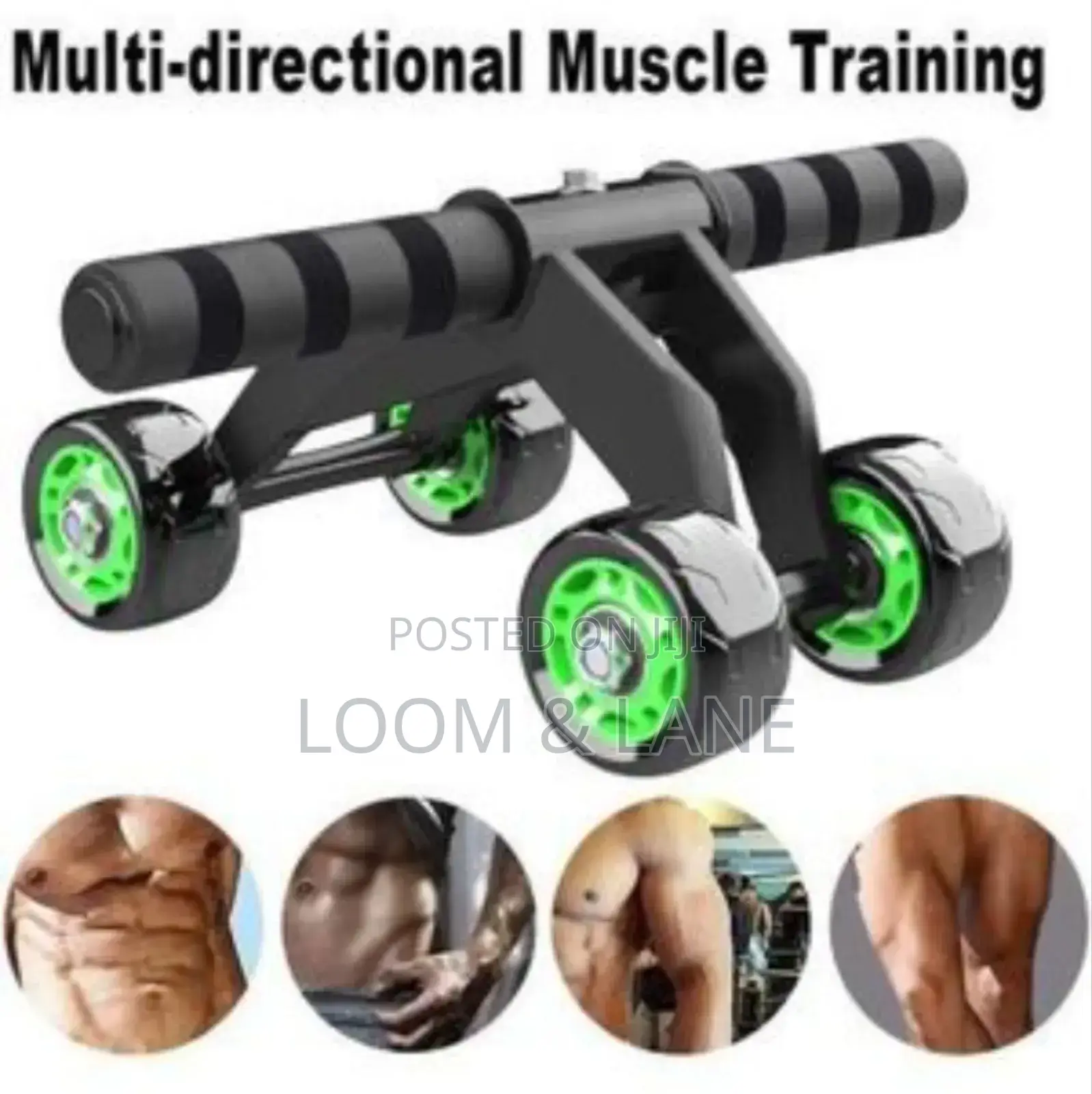Ab Roller 4 Wheel Abdominal Power Equipment