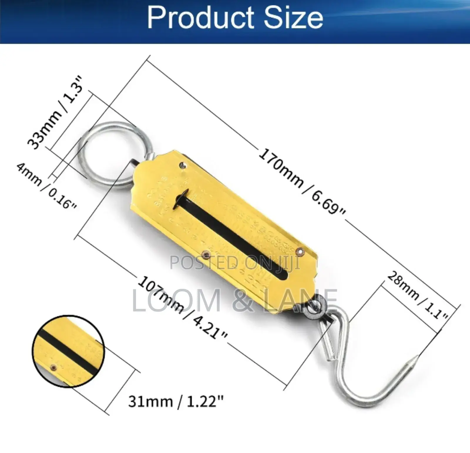 Fishing Pocket Balance Weighing Scale