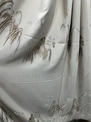 New Tree and Mountain Curtains Per Metre