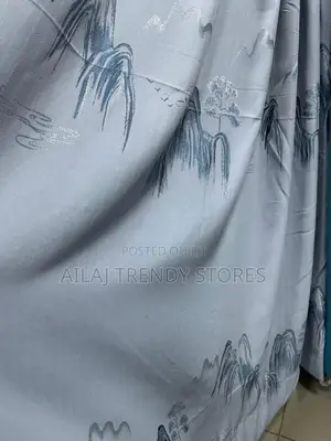 New Tree and Mountain Curtains Per Metre