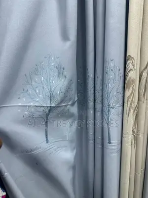 New Tree and Mountain Curtains Per Metre