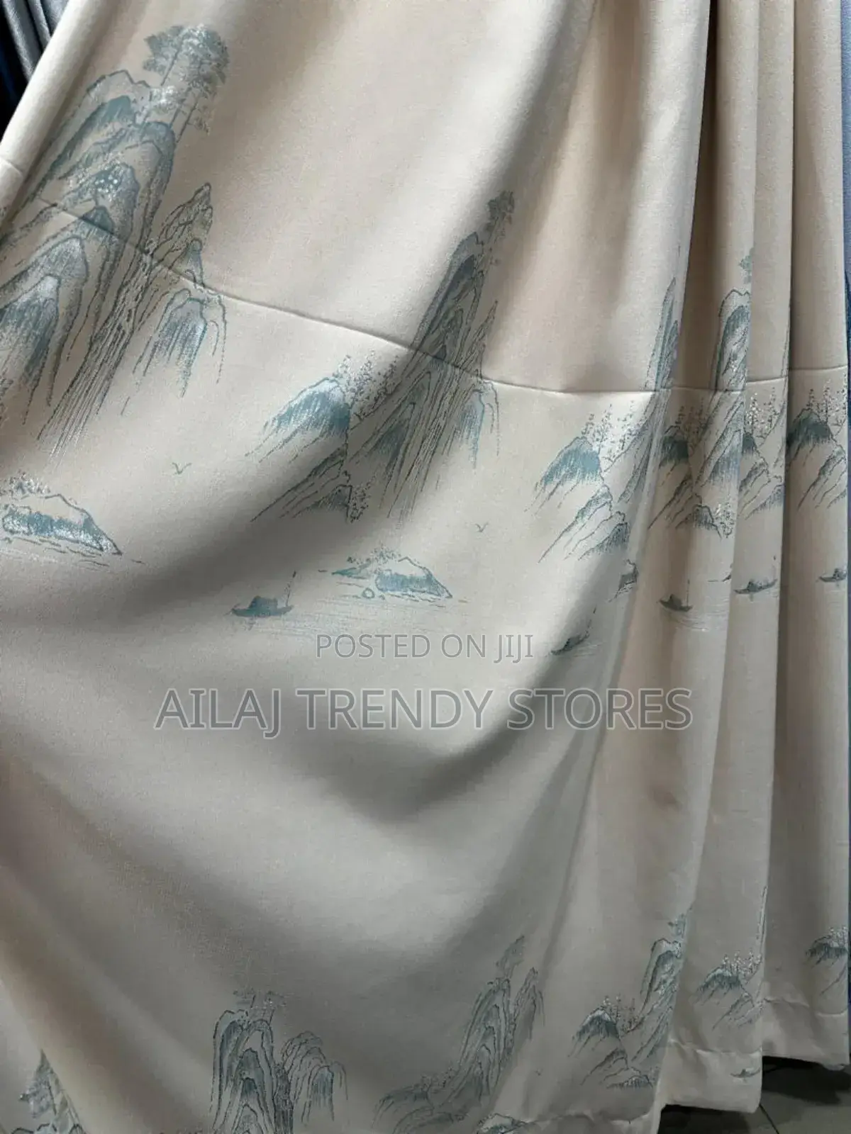 New Tree and Mountain Curtains Per Metre