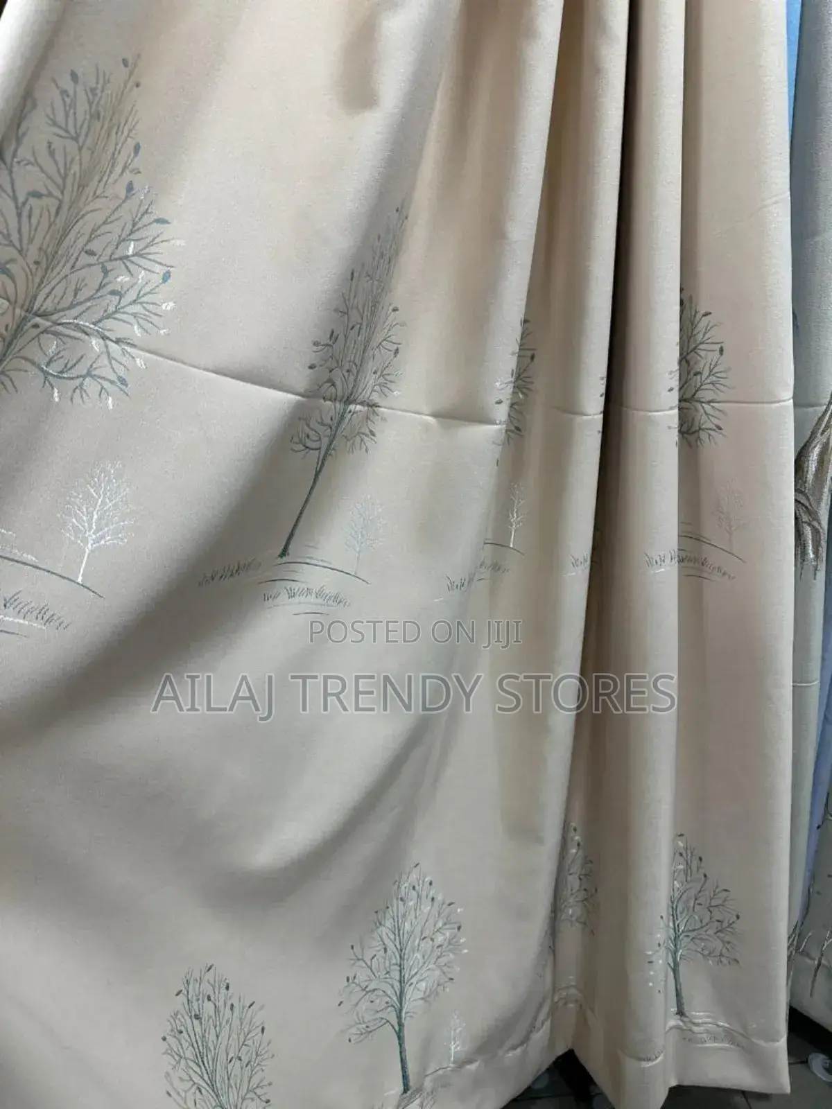 New Tree and Mountain Curtains Per Metre