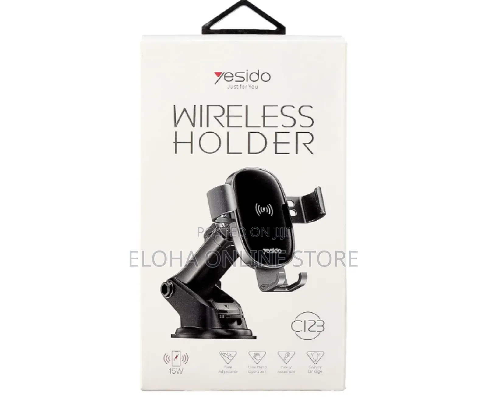 Adjustable Yesido C123 Car Mobile Wireless Charger