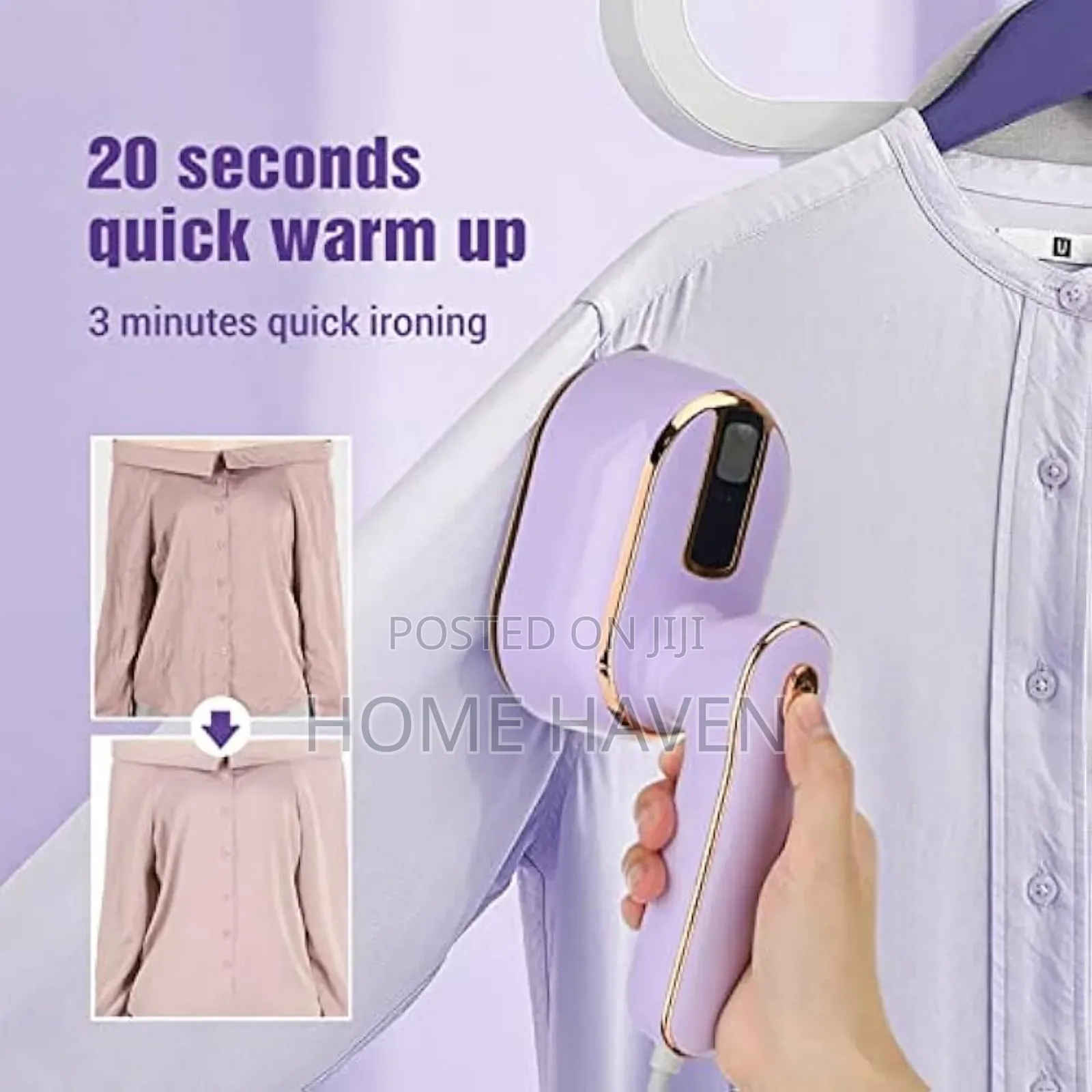 2 In 1 Portable Foldable Mini Ironing Machine