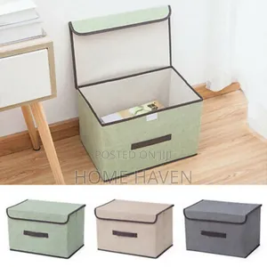 Photo - 2pc Large and Small Foldable Storage Basket