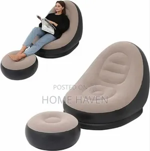 Inflatable Lounge Sofa Chair With Electric Pump