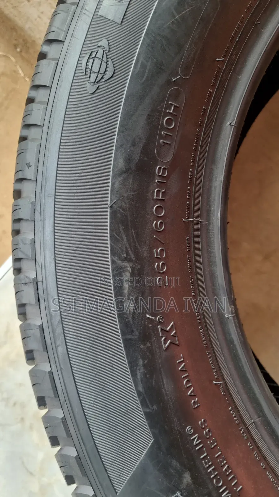 265/60r18 110h Michellin Original Brand New Tyres