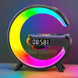 Wireless Charger and Speaker With RGB Night Light