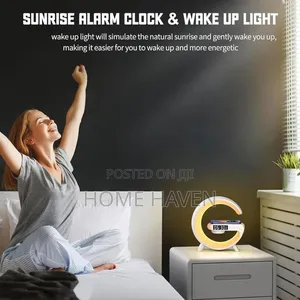 Wireless Charger and Speaker With RGB Night Light