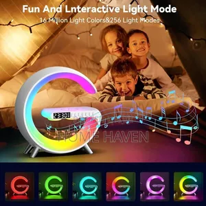 Wireless Charger and Speaker With RGB Night Light