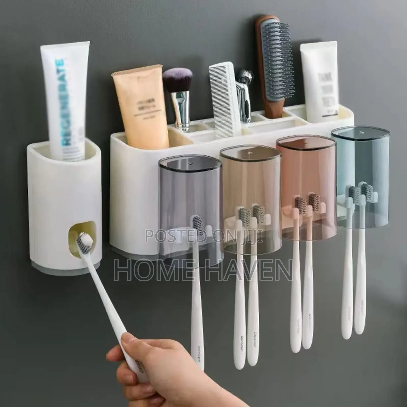 Wall Mounted Toothbrush Holder