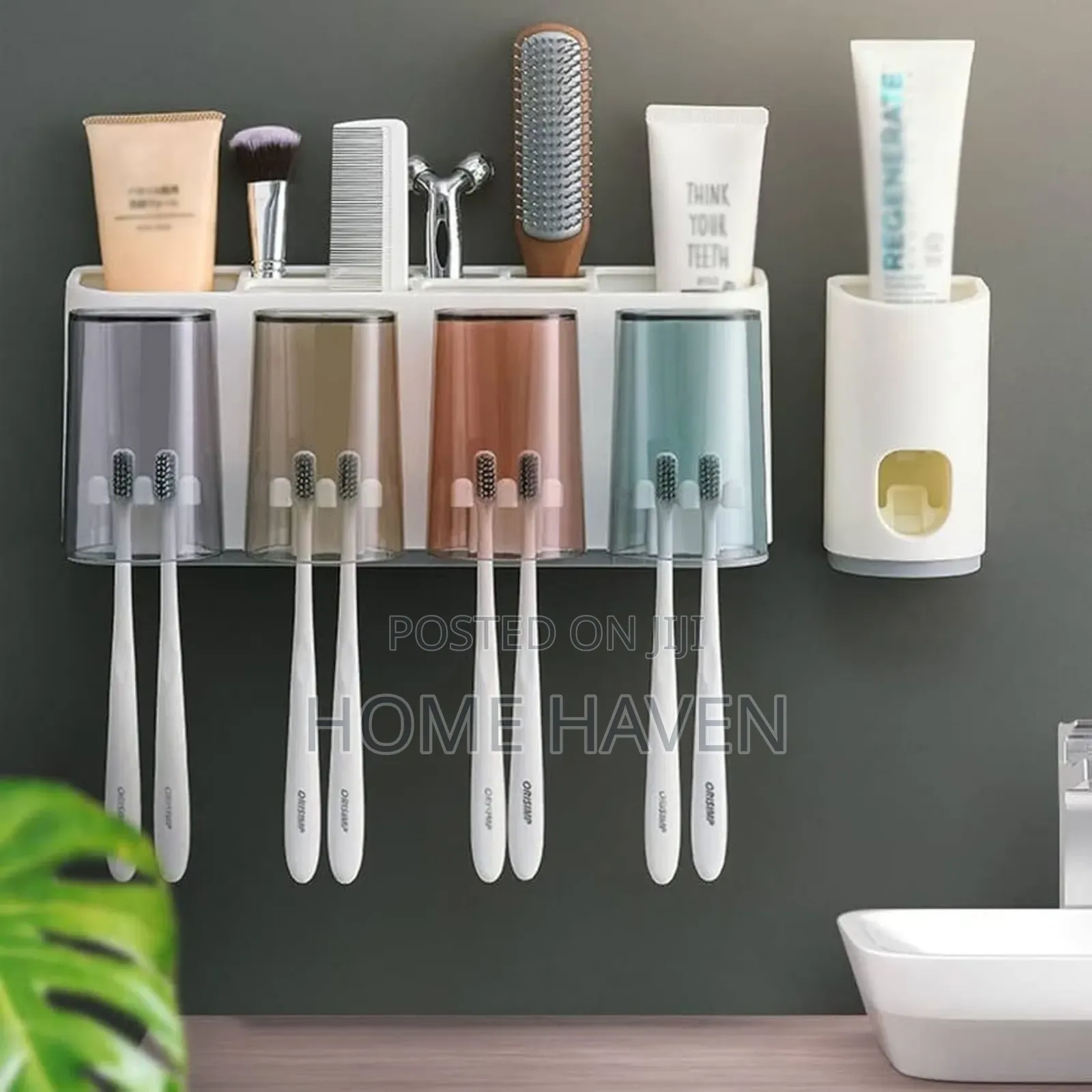 Wall Mounted Toothbrush Holder