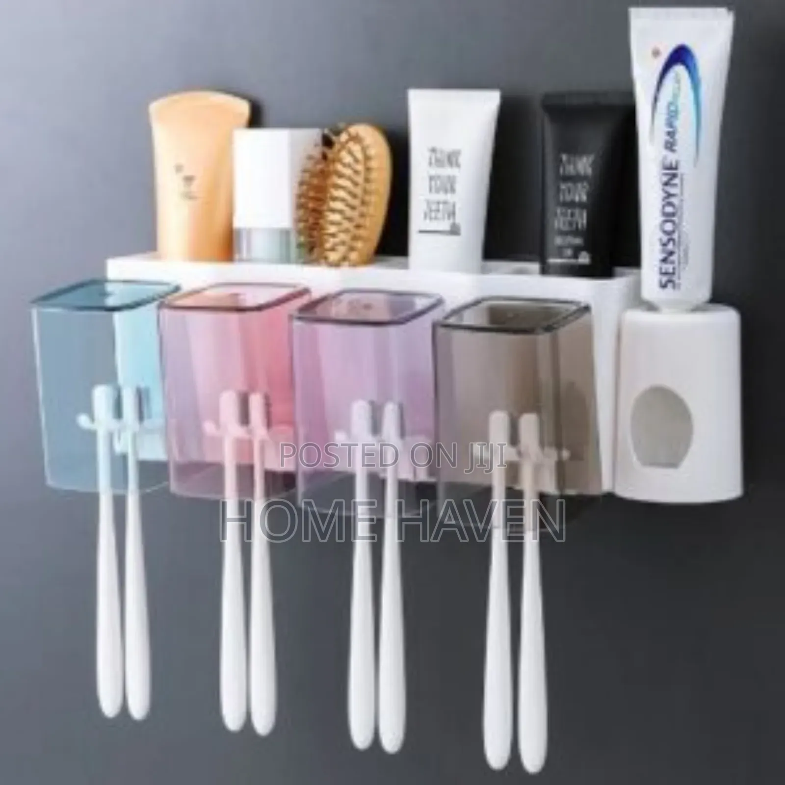 Wall Mounted Toothbrush Holder