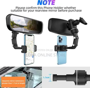 Brand New Universal Car Rearview Mirror Phone Holder