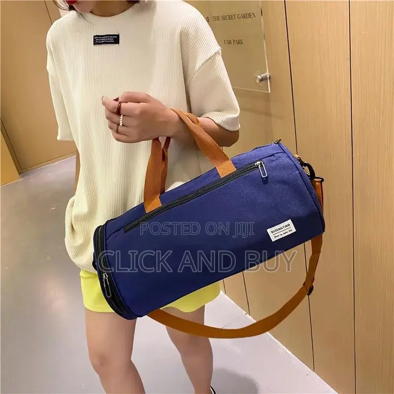 Training Duffel Gym Bag With Shoe Compartment Sports Bag