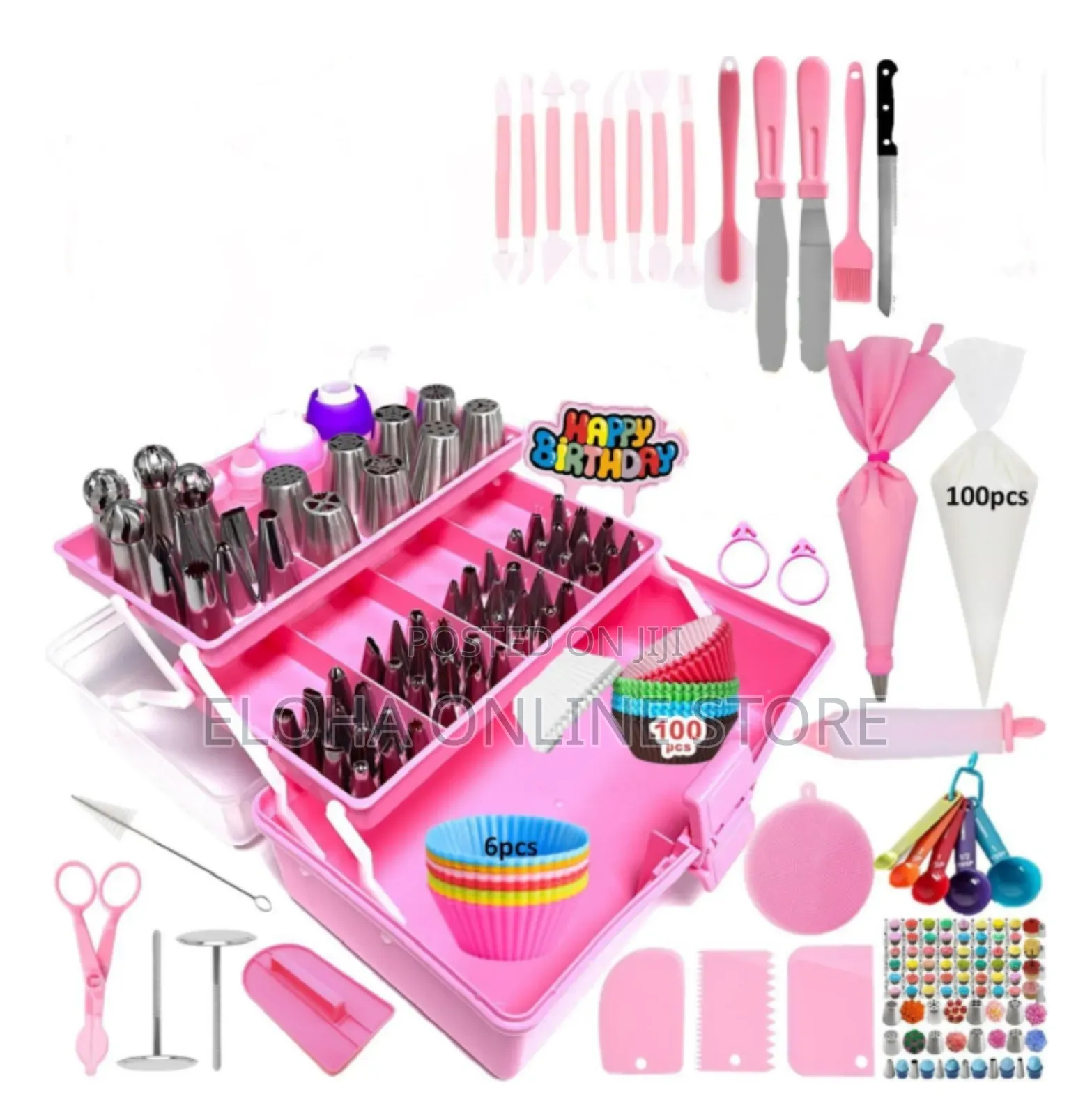 Brand New 359pcs Cake Decorating Tools Pink