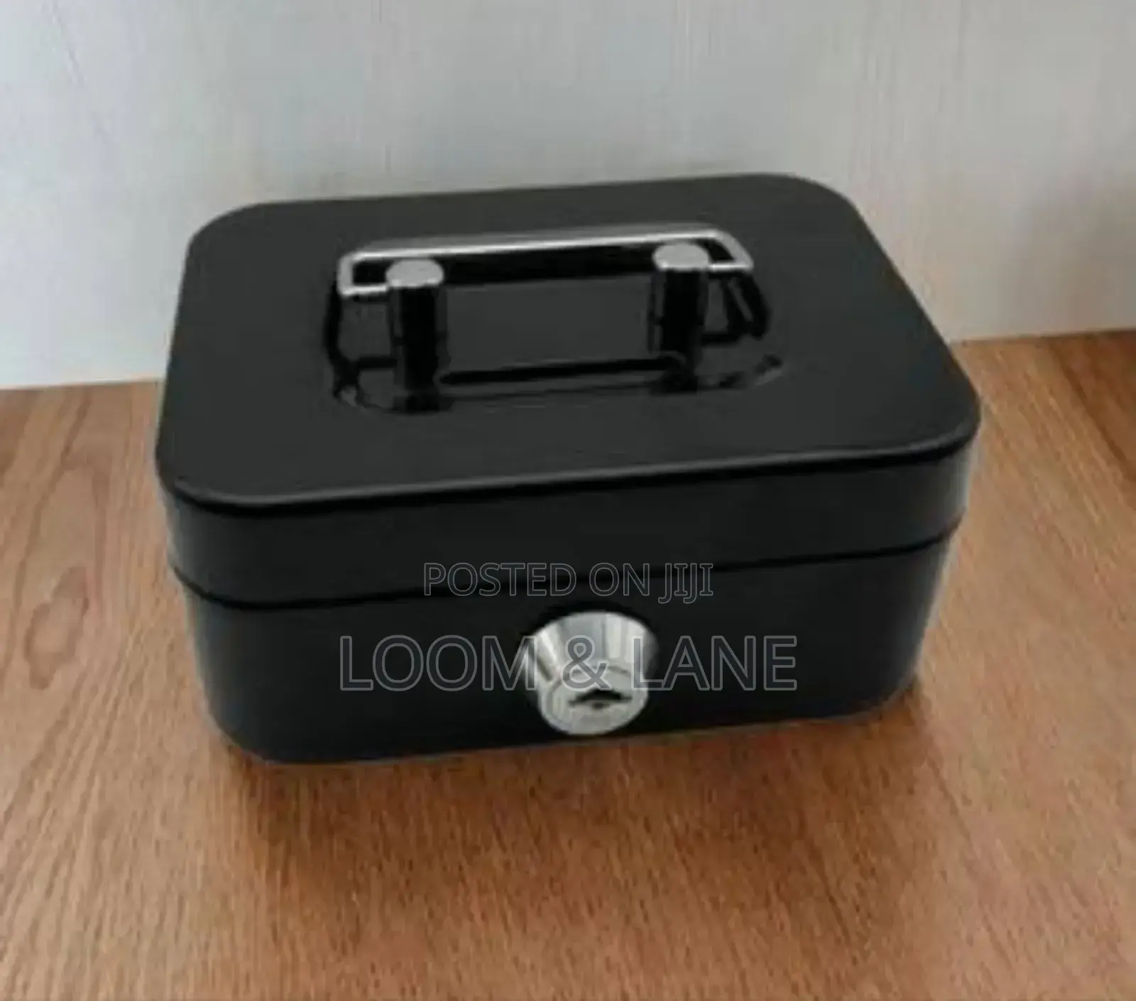 New Portable Locking Large Cash Box