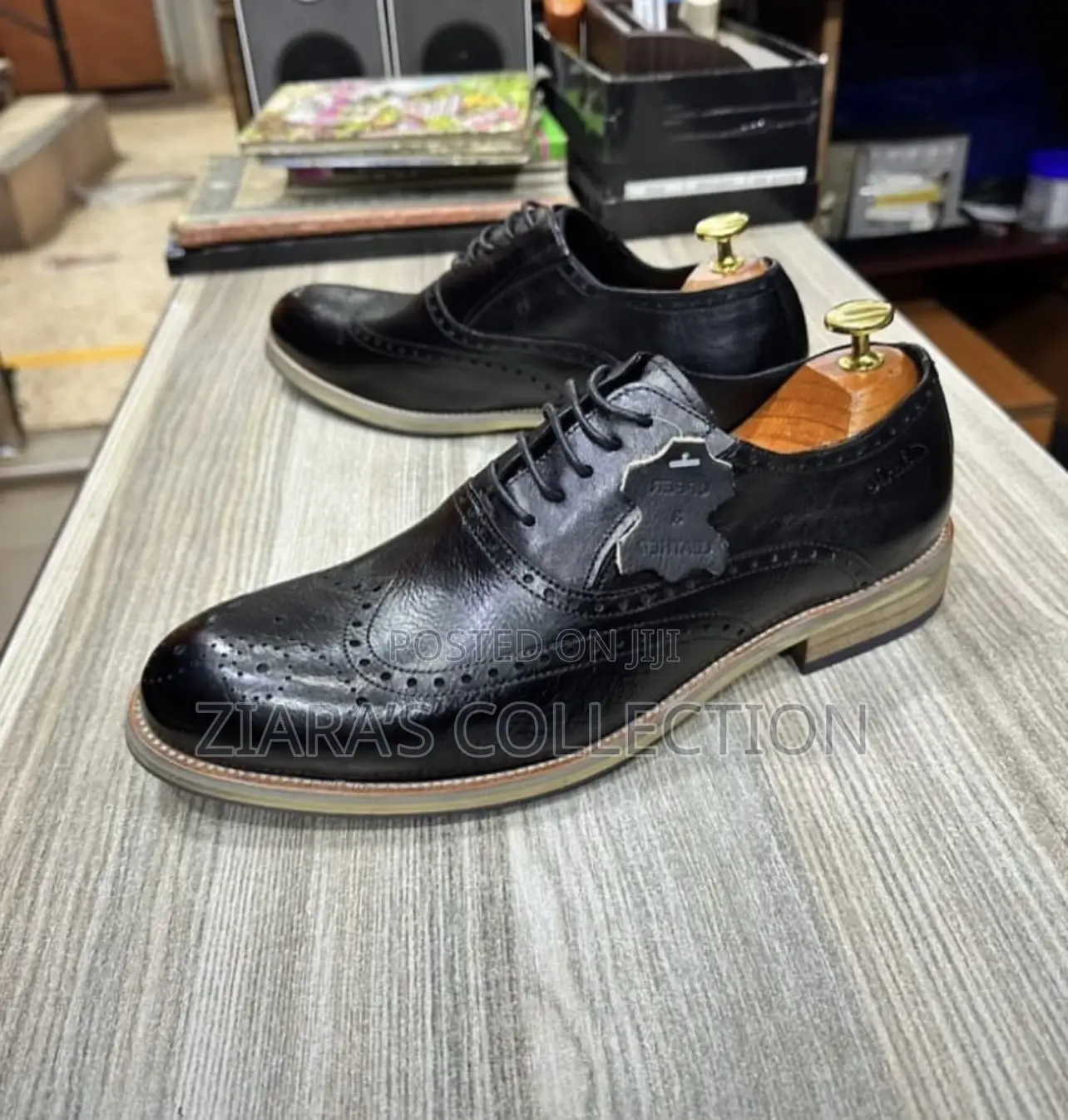 Wooden Sole Clark’S Leather Gentle Shoes