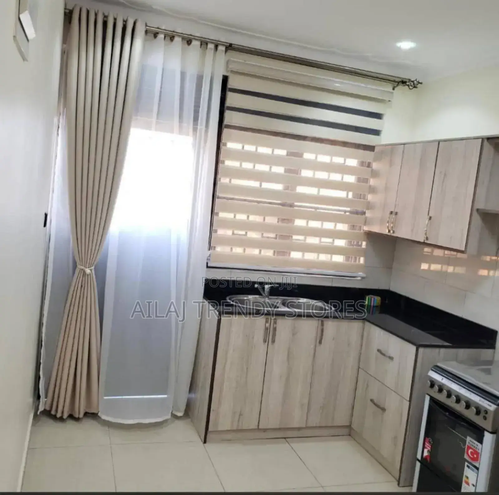 Cream Kitchen Curtains Per Metre