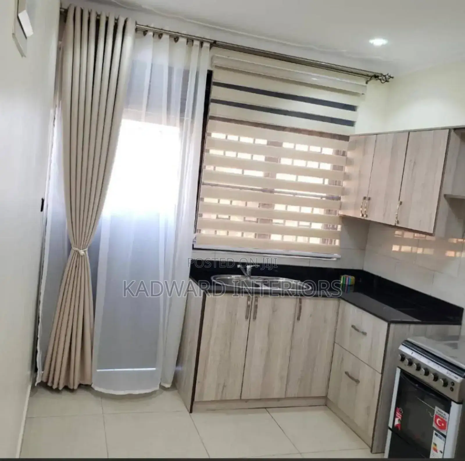 Cream Kitchen Curtains Per Metre