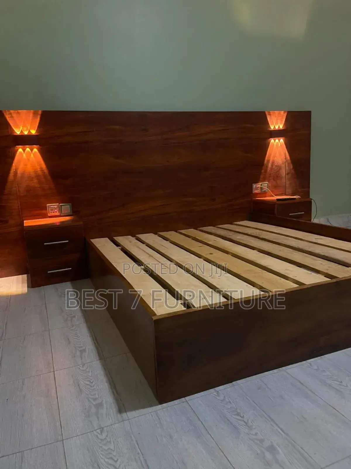 5by6 Modern Bed With Lights