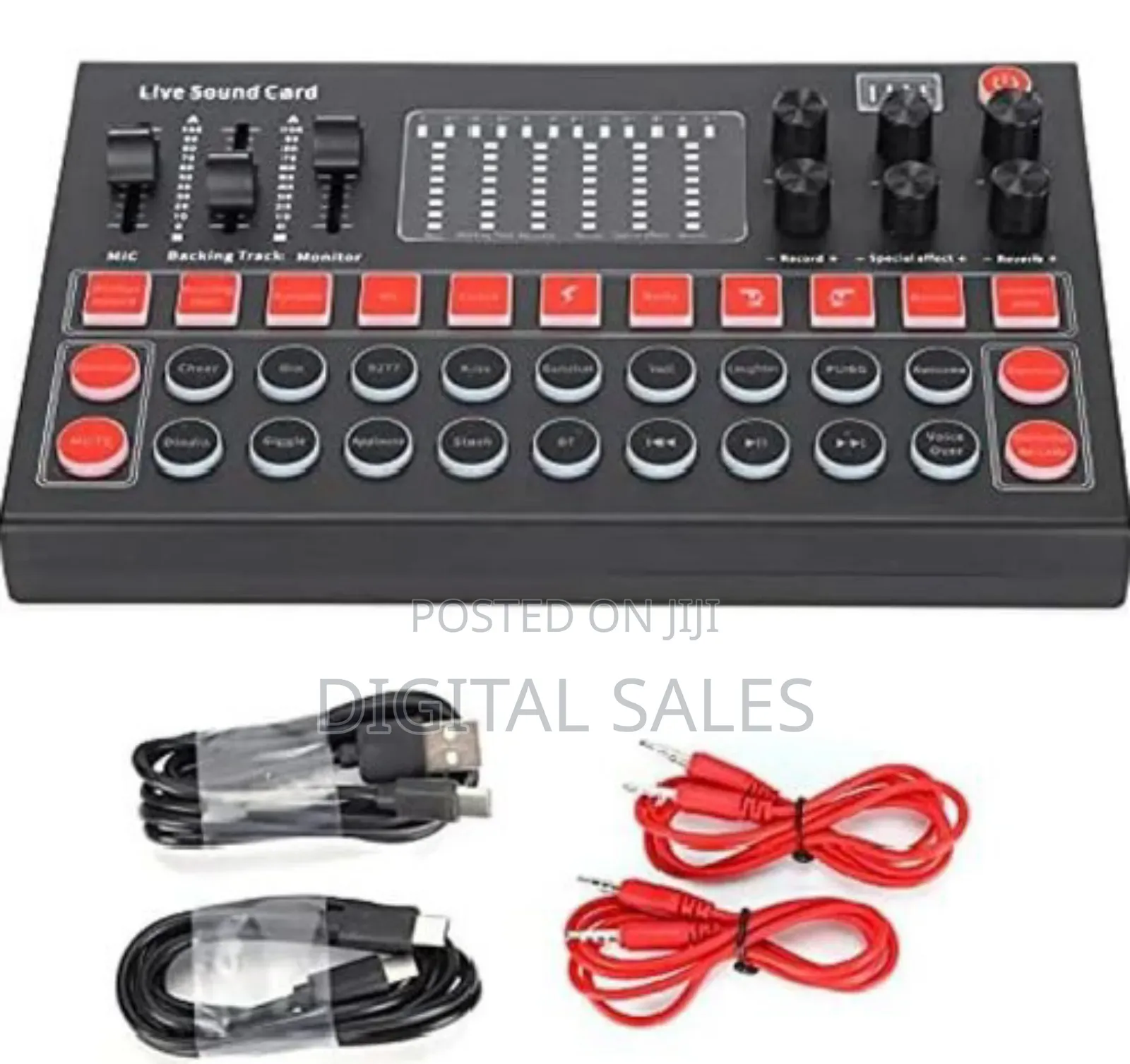 M9 Audio Interface Bluetooth Sound Card Voice Mixer External