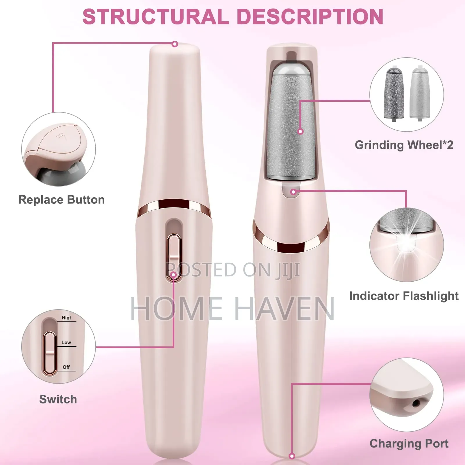 Rechargeable Pedicure Callus Remover