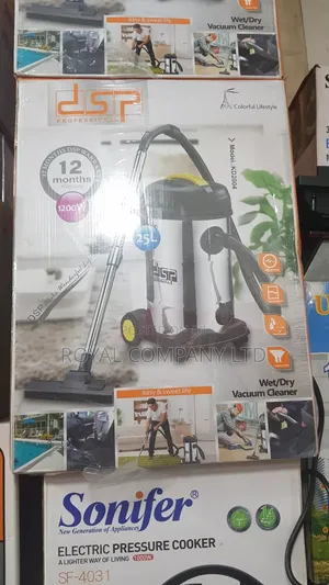 Vacuum Cleaner Dry and Wet 1200w,25ltrs