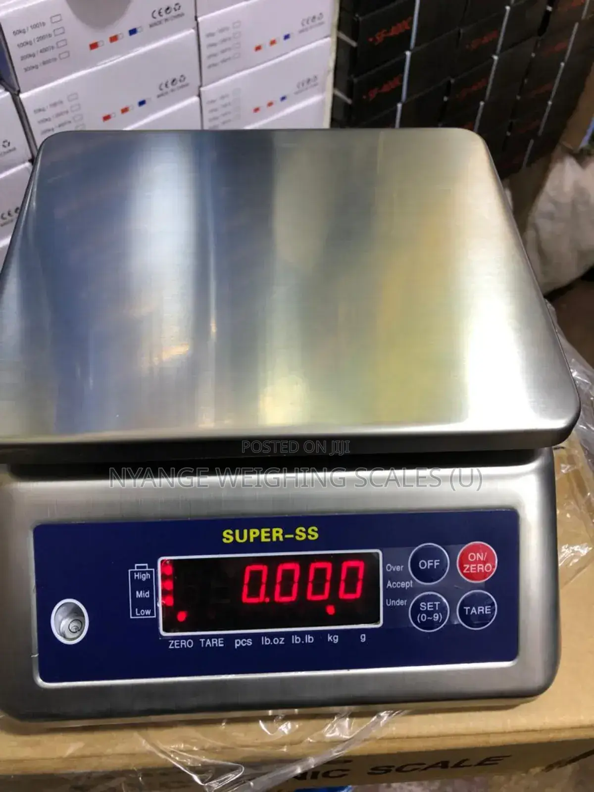 Heavy Duty Stainless Steel Waterproof Digital Scale