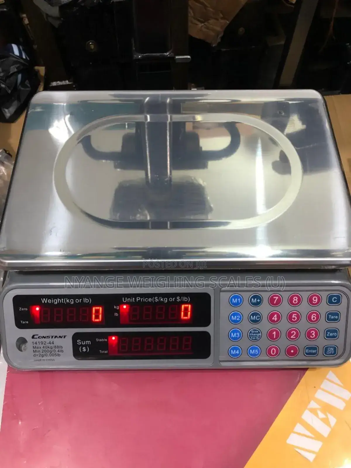Price Computing Stainless Steel 40kg Tabletop Scale