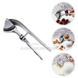 Stainless Steel Handheld Garlic Press or Squeezer