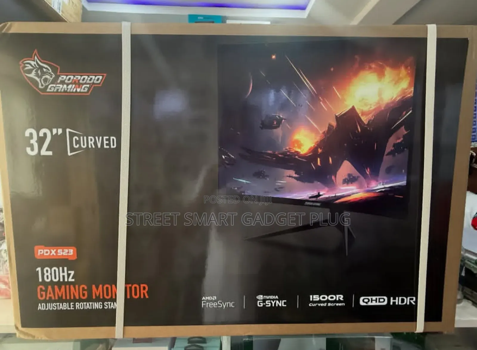Porodo 32inches 180hz Gaming Monitor