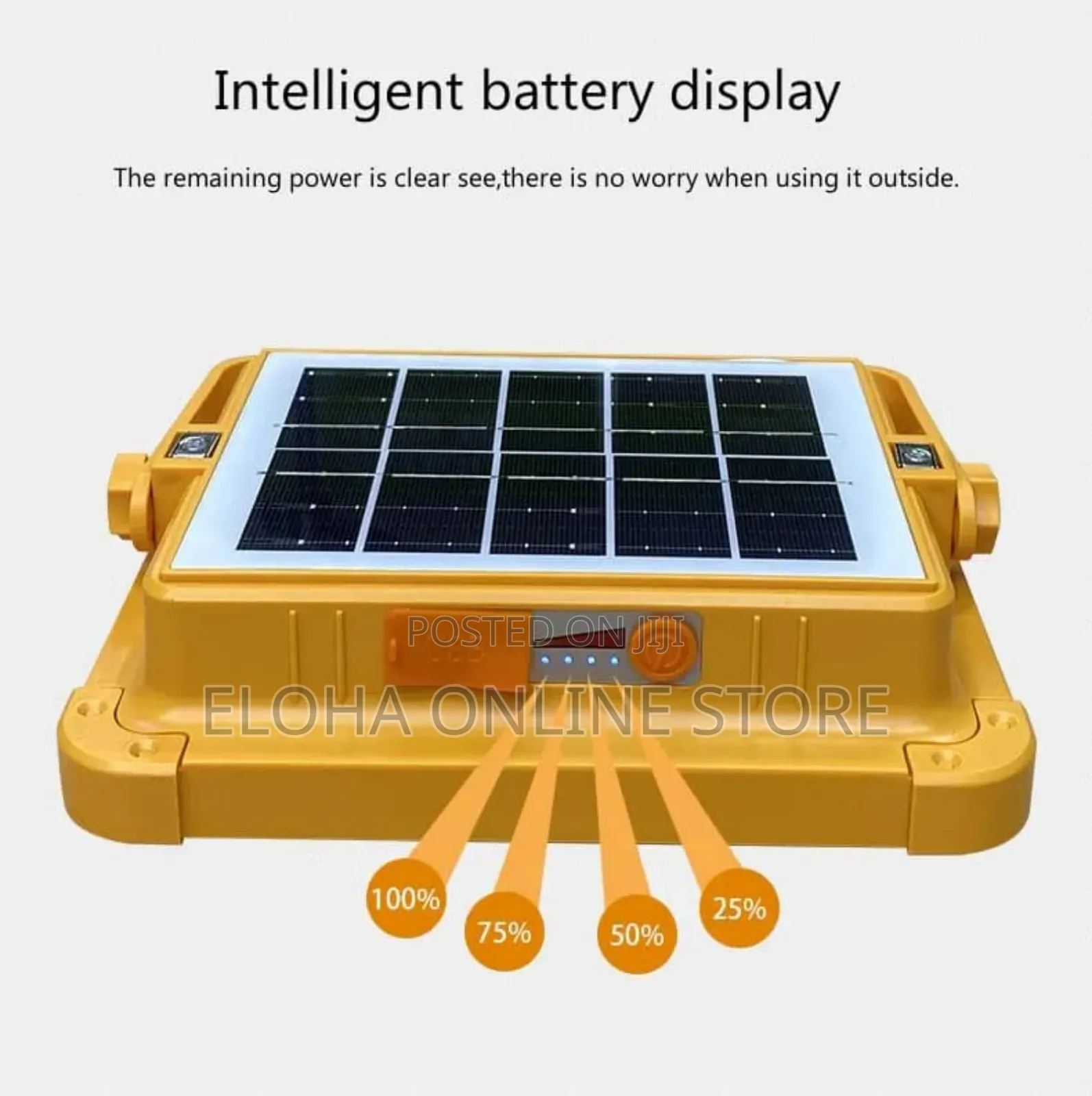 Multifunction High Power Rechargeable Flood Light