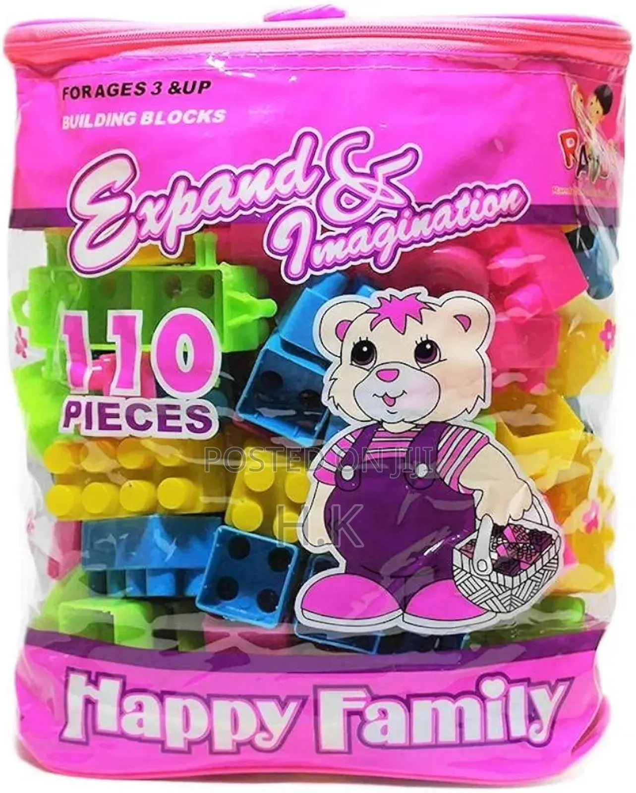 Happy Family 110 Pieces Building Blocks