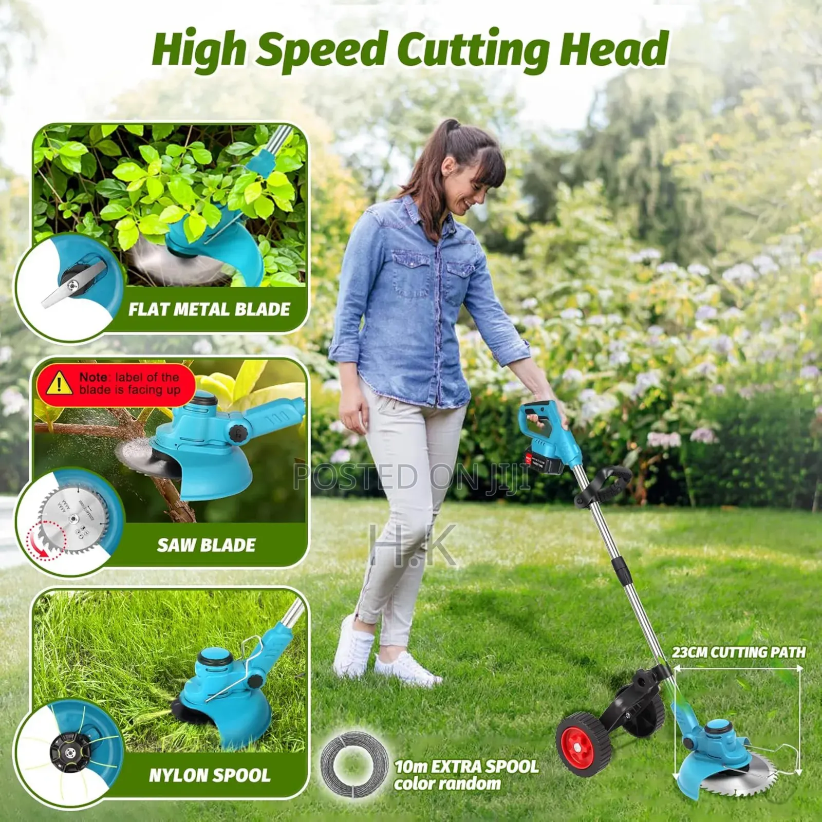 Makita Xcu1000 Cordless Electric Lawn Mower