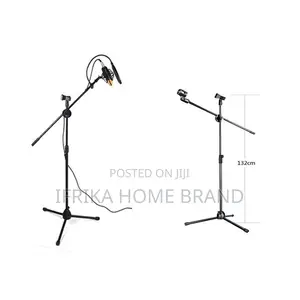 Universal Microphone Floor Stand Metal Microphone Tripod