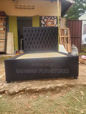 4by6 Bed Dark Black
