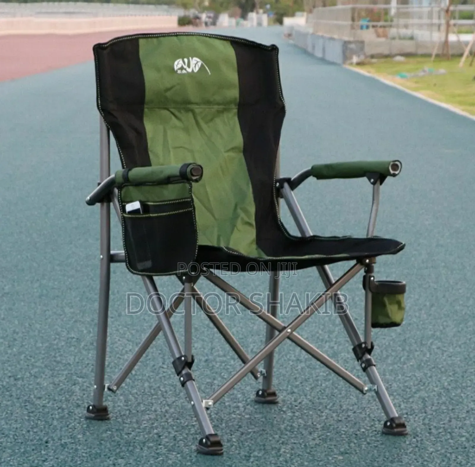 New Wildout Portable Sturdy Folding Camping Chair Green