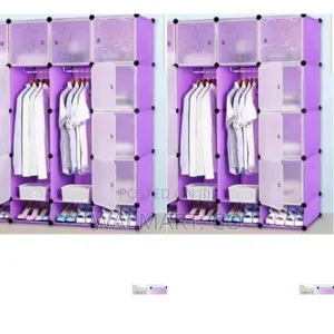 4 Columns Plastic Closet