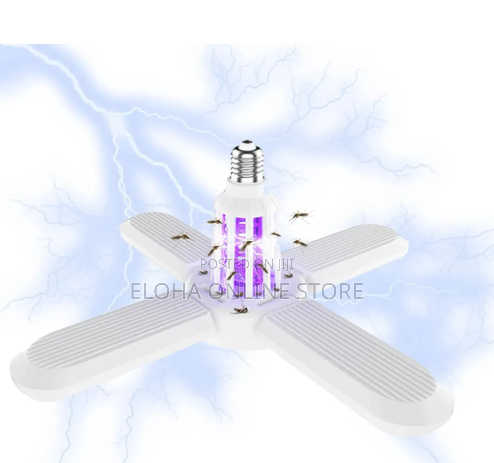 Multi-Functional Adjustable Foldable Mosquito Zapper Bulb