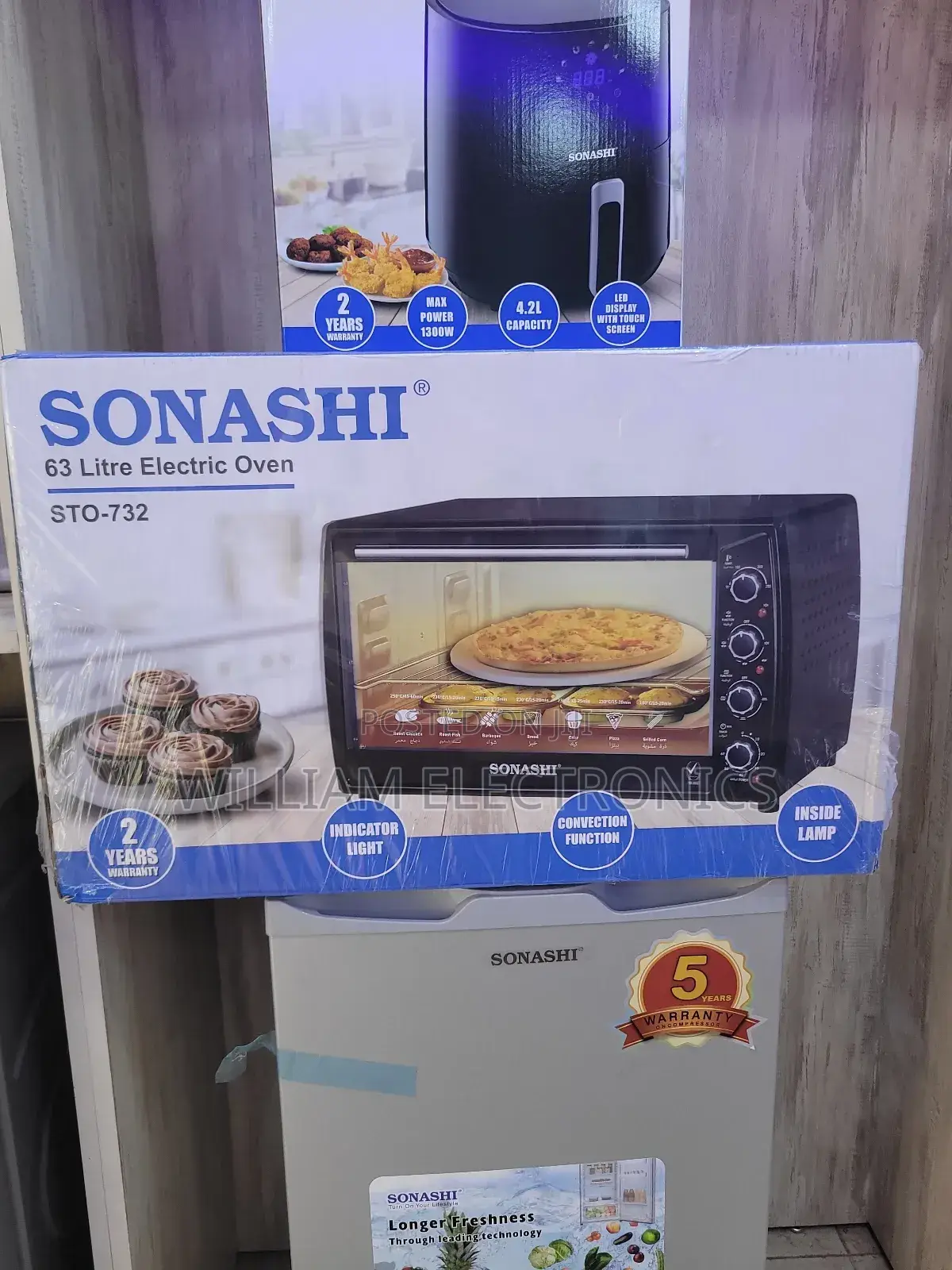 Sonashi Sto-732 63 Litres Electric Oven