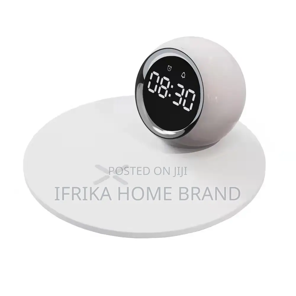 Wireless Charging Nightlight With Alarm Table Clock
