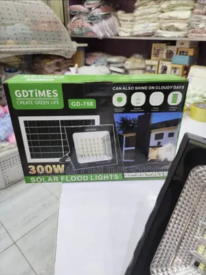 300w High Power Gdtimes Solar Flood Light