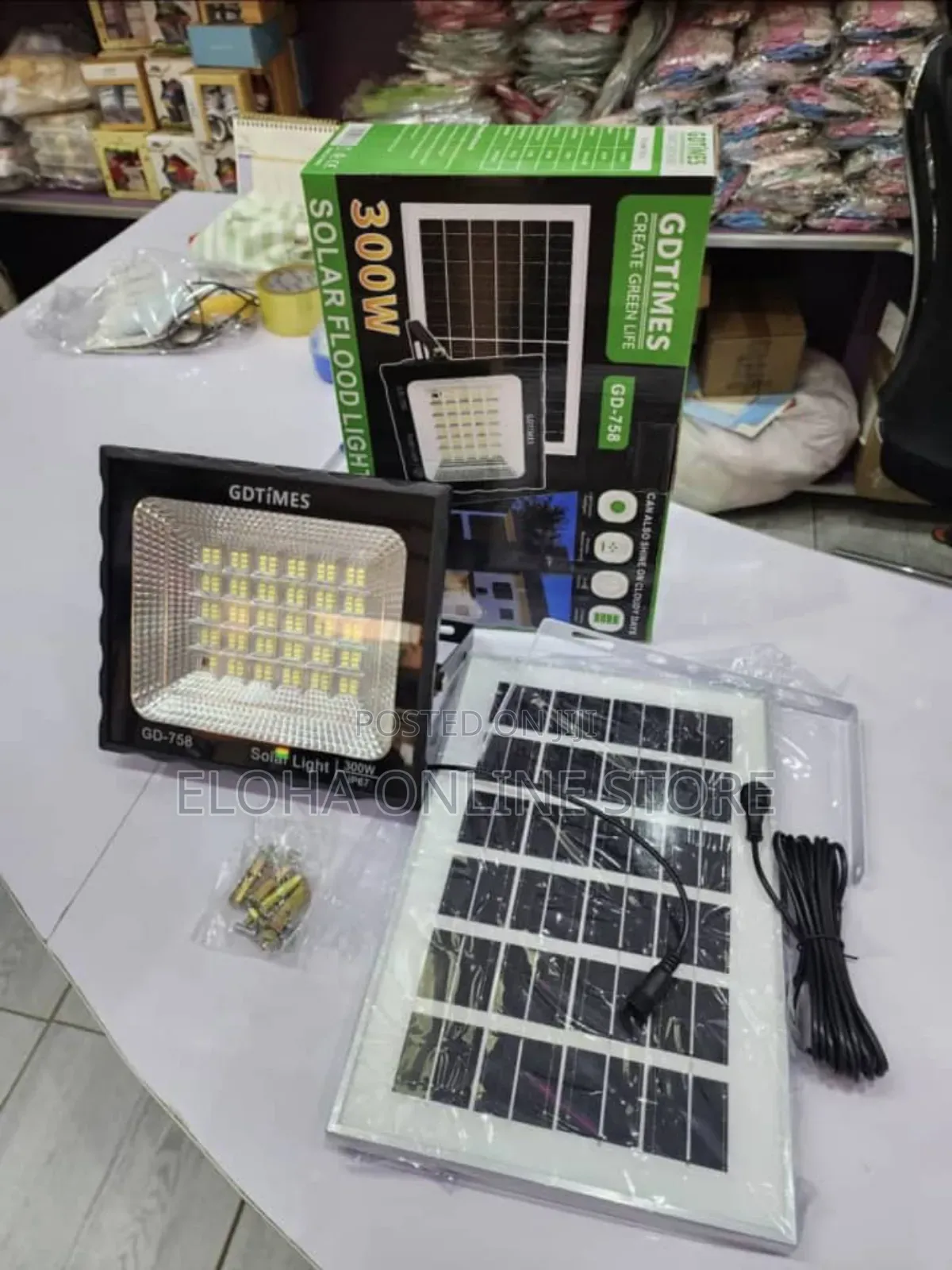 300w High Power Gdtimes Solar Flood Light