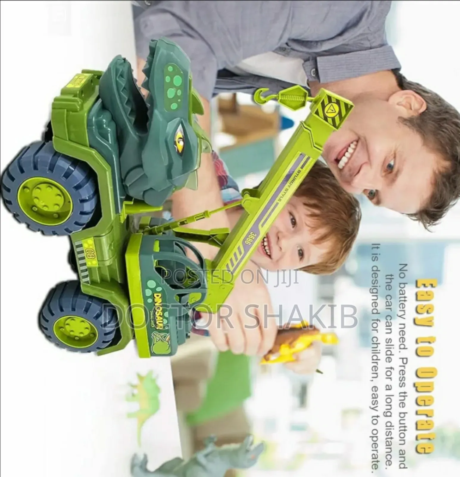 Brand New Children Dinosaur Crane Truck Car Toys